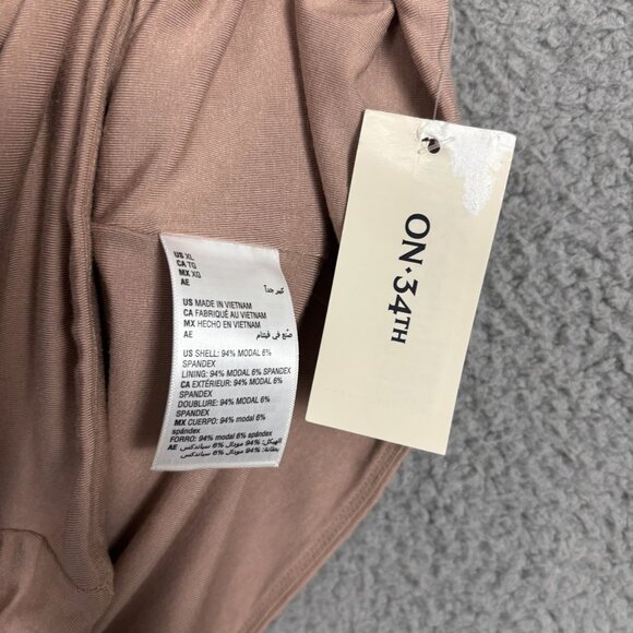 ON 34TH Women's XL Modal Spandex Scoop Neck Tank Top Blush New With Tag's. - Picture 6 of 8